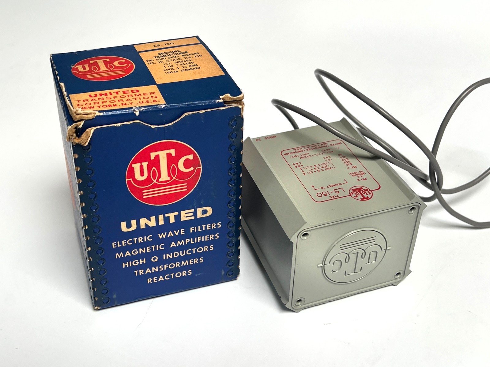 Vintage UTC LS-150 Bridging Transformer