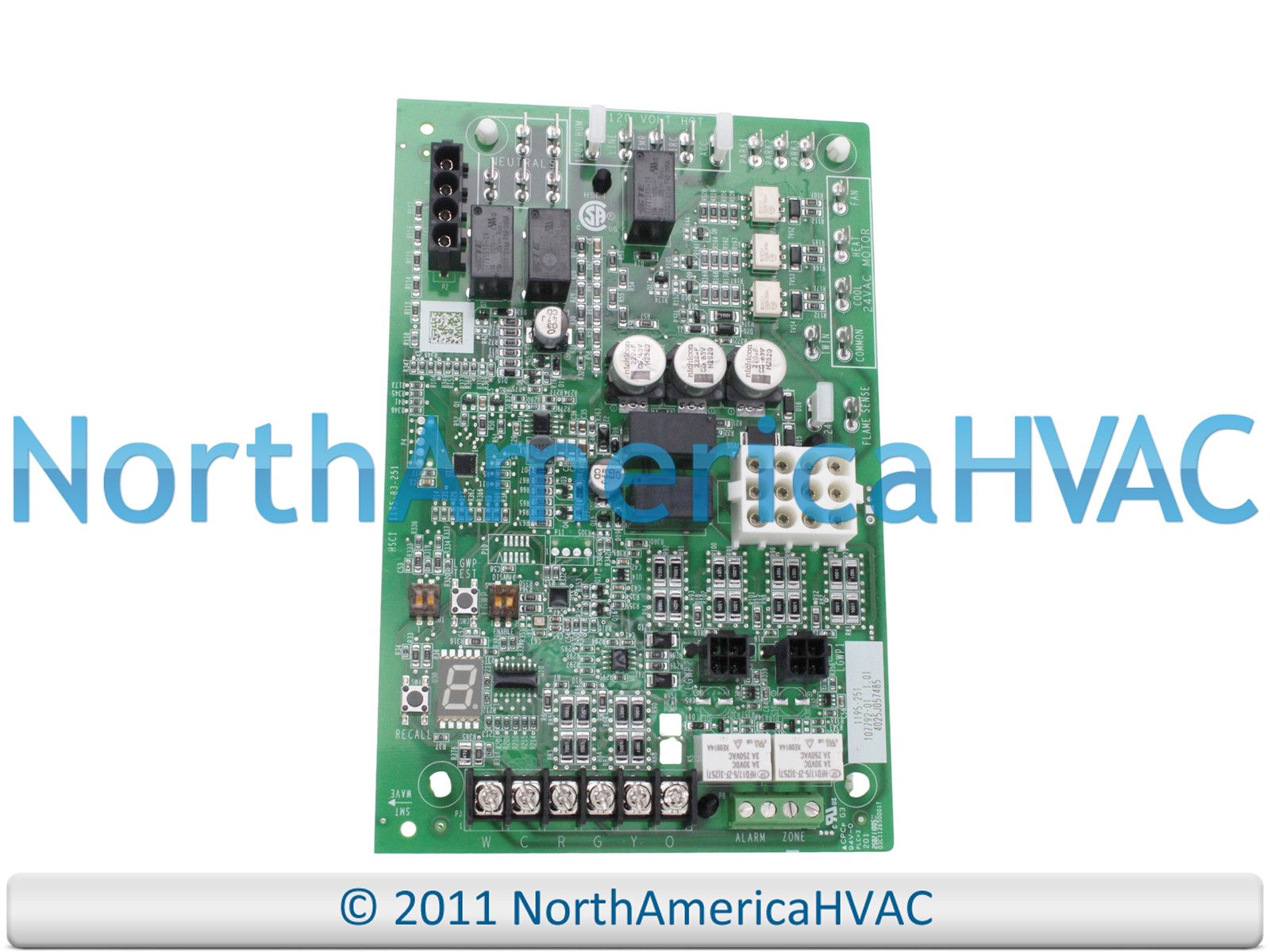 OEM Lennox Armstrong Ducane Furnace Fan Control Circuit Board Fits 85W79 85W7901
