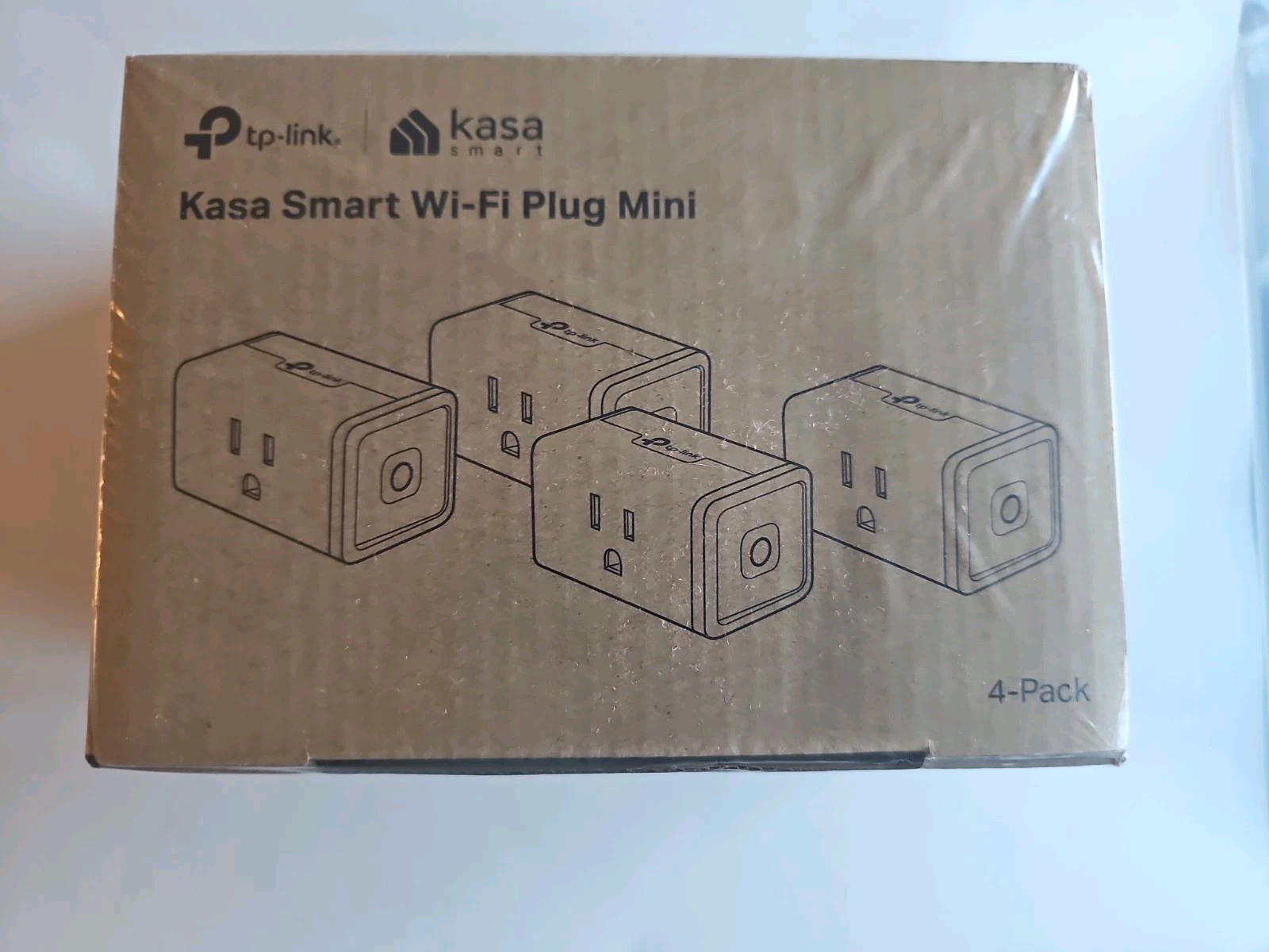 4 PACK TP Link KASA Smart Wifi Plug Mini Outlet HS103P4 3.8 120V - New