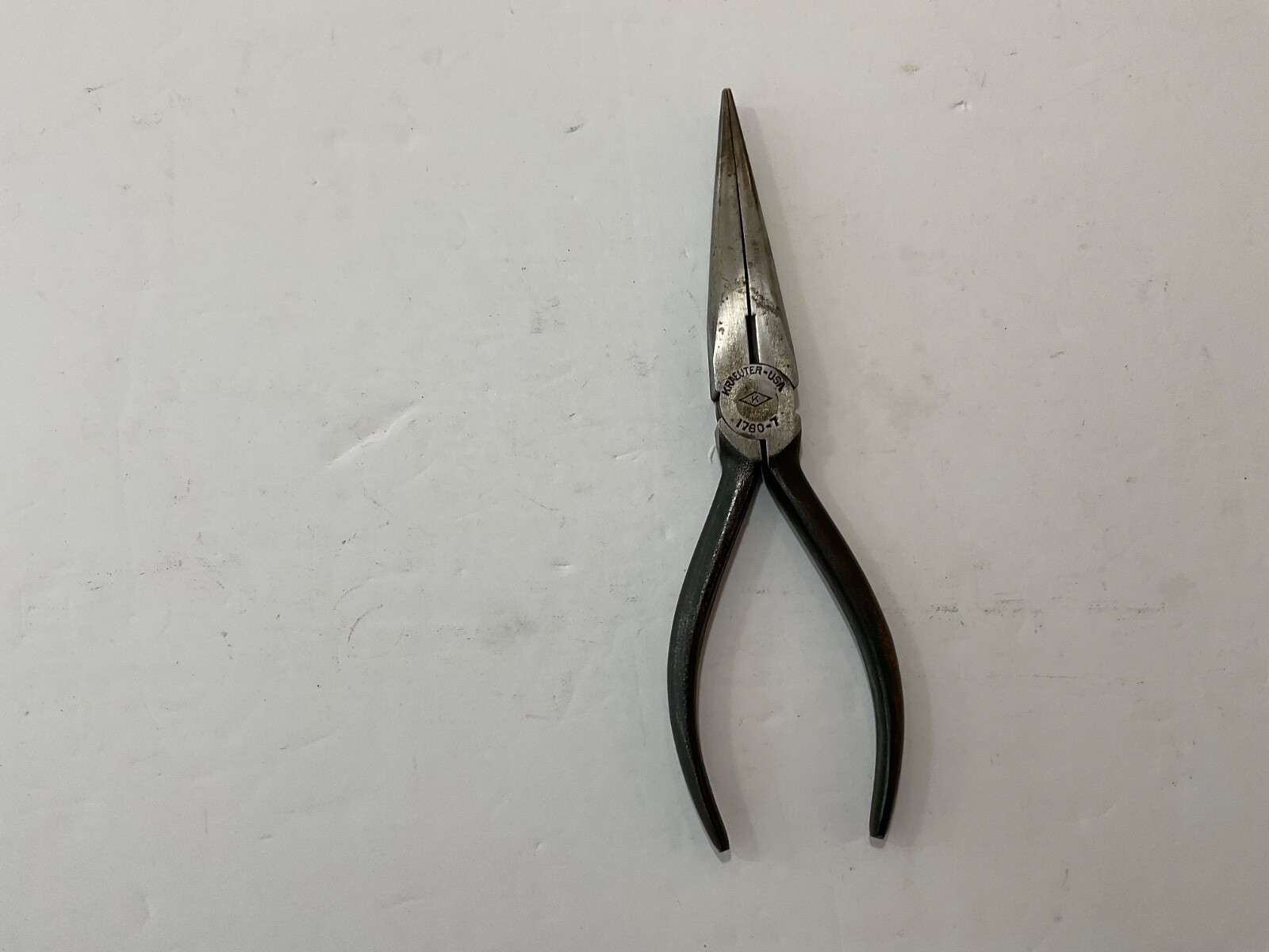 Vintage Kraeuter USA 7” long nose pliers #1780-7 in great shape