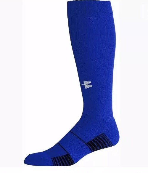 2 Pairs Mens UA UNDER ARMOUR Baseball Over The Calf blue (9-12.5 Shoes) Large