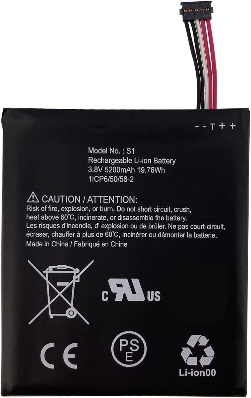 Internal Battery for Ring Video Doorbell 5 Cable Plug Battery Version S1 (5-pin)
