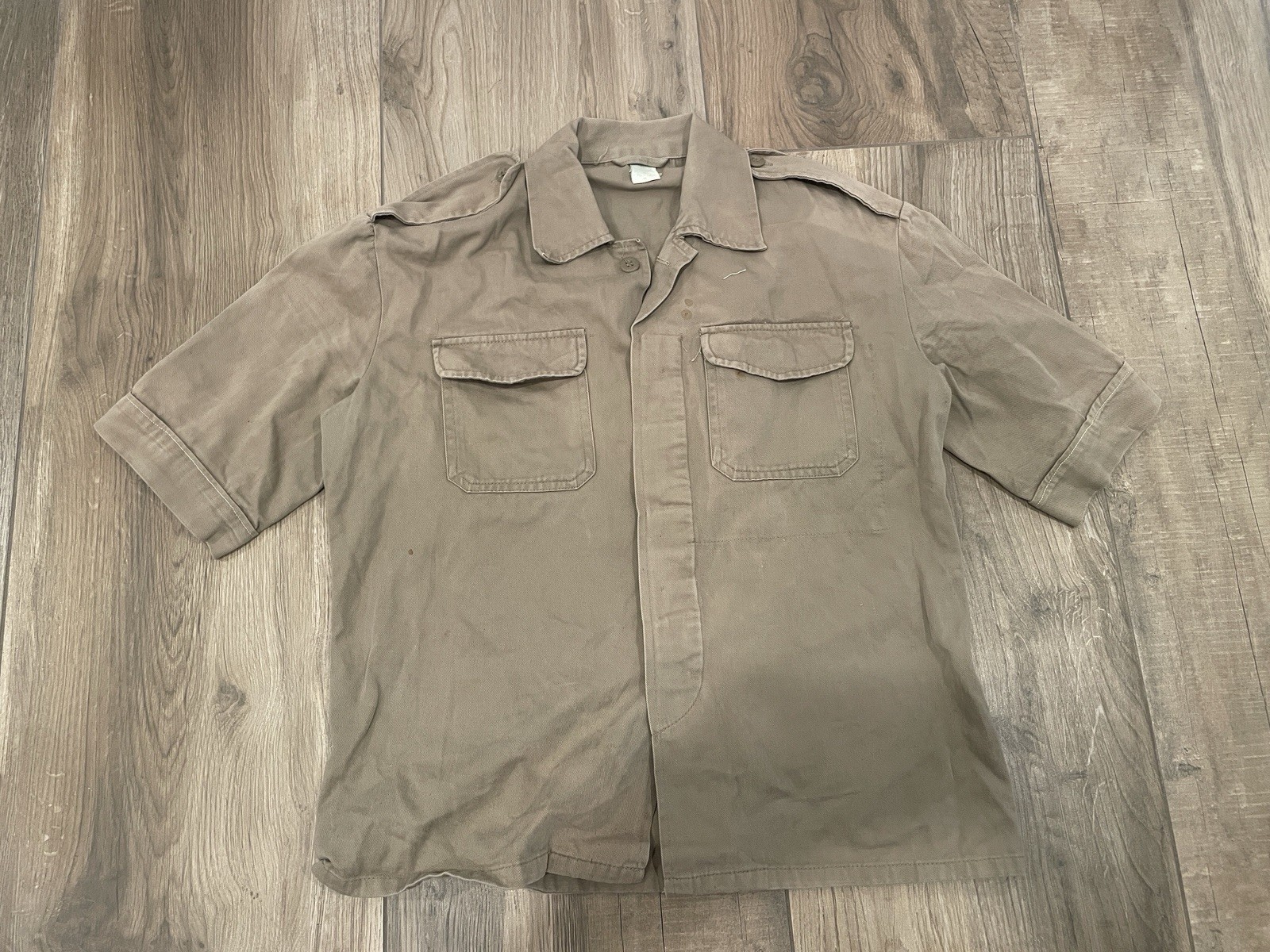 Iraqi Army Tan Shirtsleeve Uniform Shirt Jacket Desert Storm Iraqi Freedom