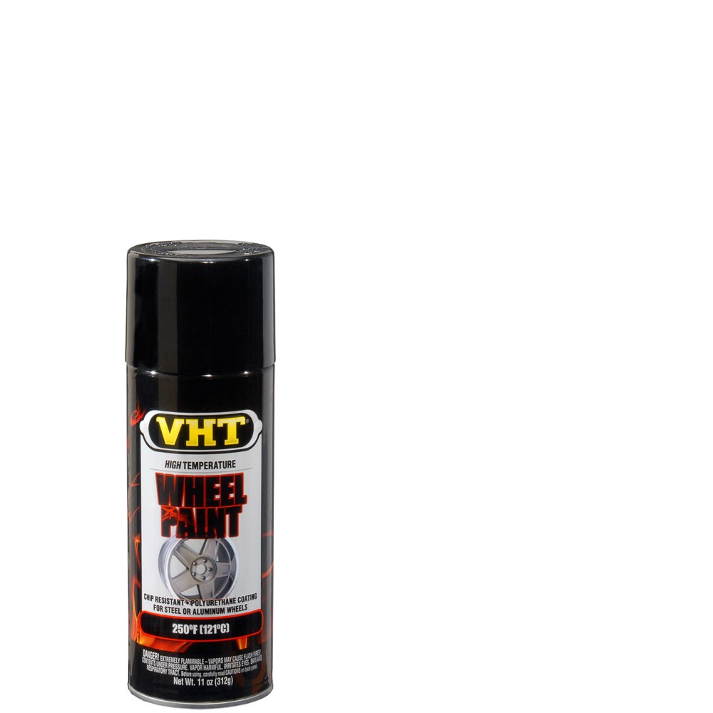 VHT Paint SP187; Wheel Paint 11oz Aerosol Gloss Black 250 deg Intermittent