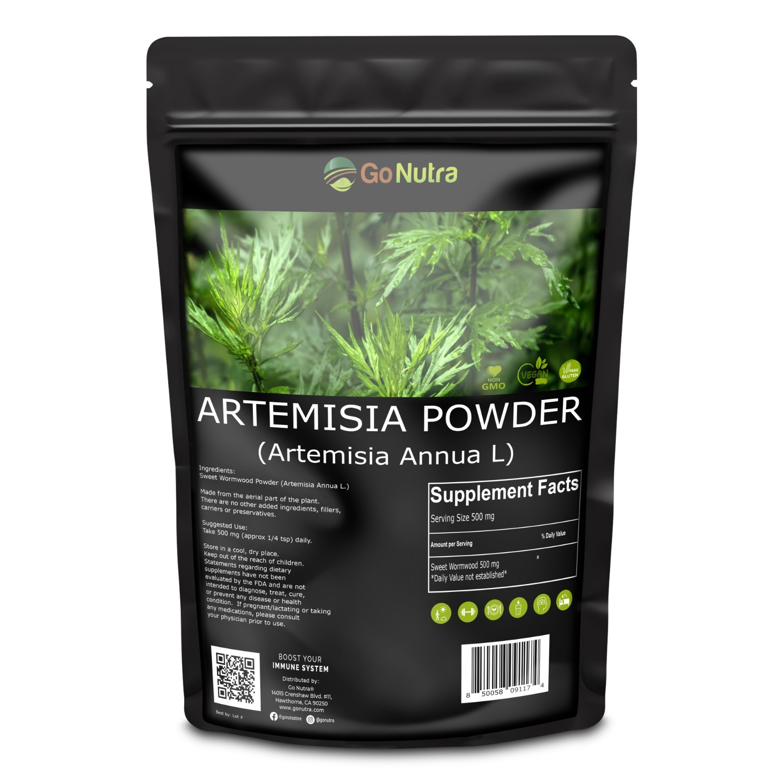 Artemisia Powder 8 oz | Sweet Wormwood Powder | Artemisia Annua | Non-Gmo