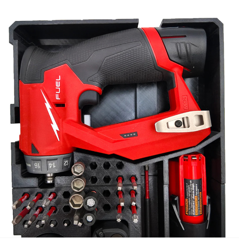 Milwaukee Insert Drawer Liner for M12 FUEL Installation Drill