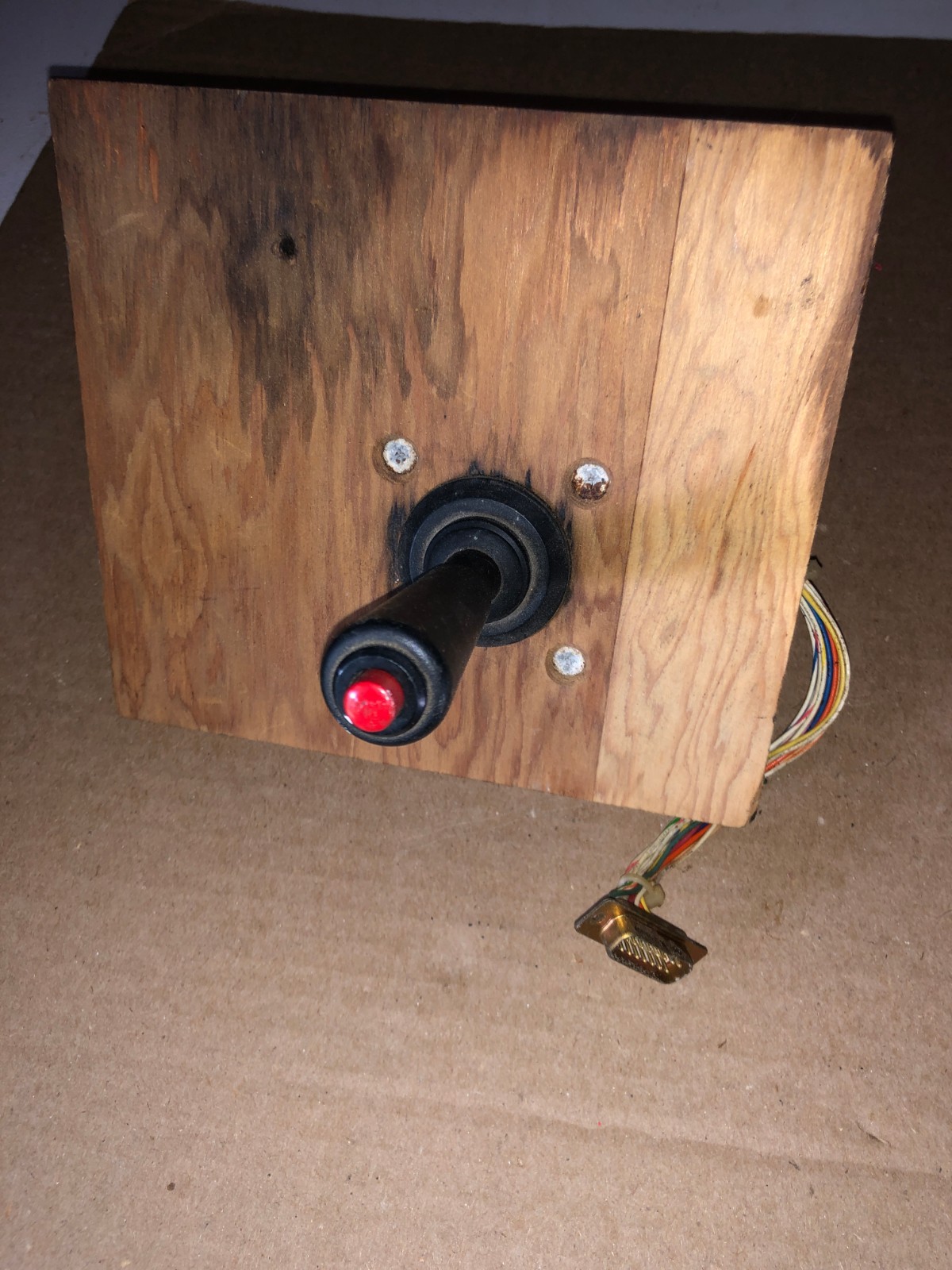ARCADE JOYSTICK WITH BUTTON SWITCH ON TOP ARCADE