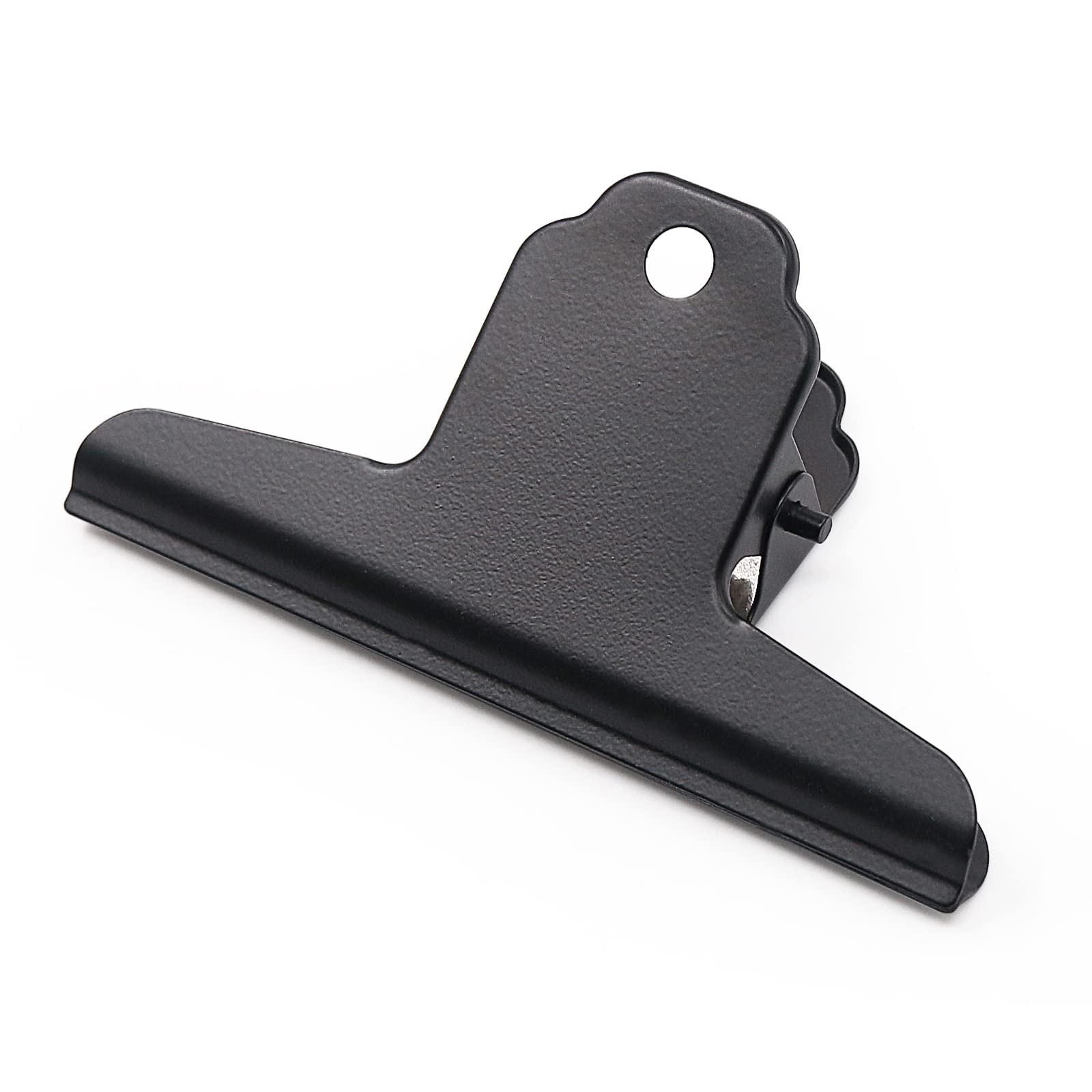 Coideal Metal Bulldog Clips Black, 10 Pcs 4 Inch Large Binder 4 Inch, Black