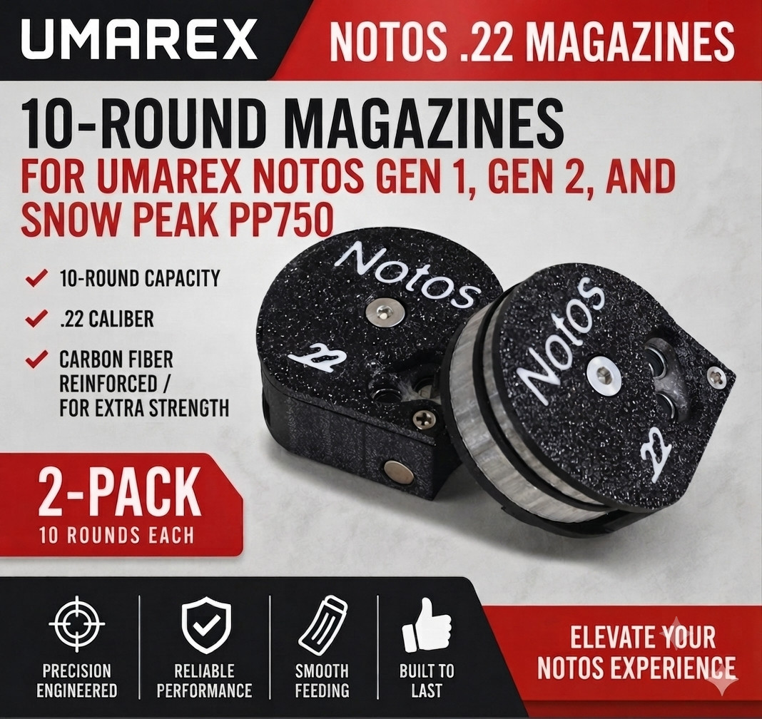 Umarex Notos/Snowpeak PP750 .22 Caliber 10 Round Magazine