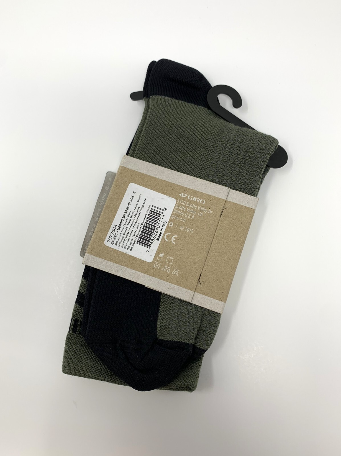 New Giro HRc + Merino Cycling Socks Size Small