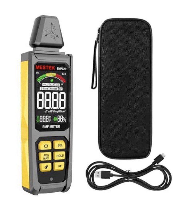 Electromagnetic Field Detector, Five-in-One Electromagnetic Radiation Detector