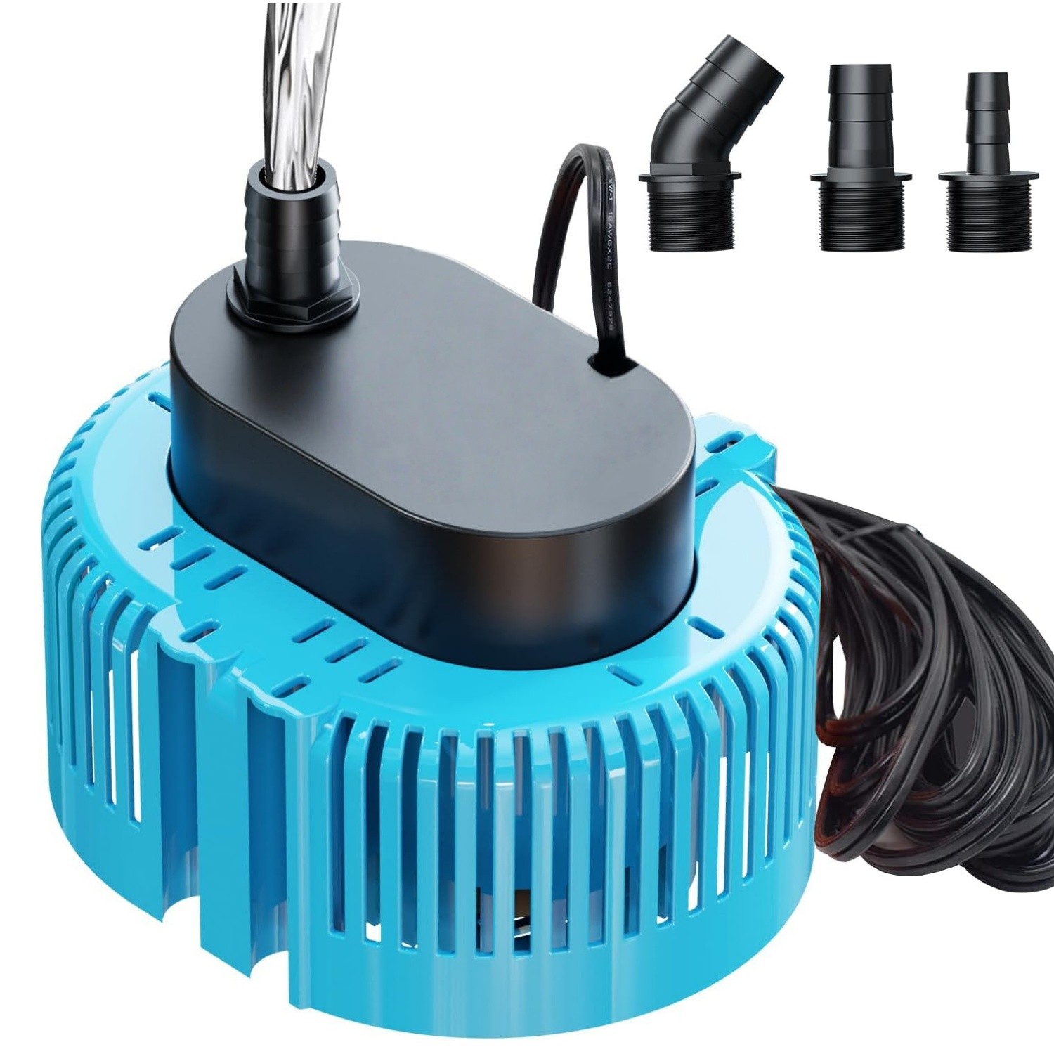 Pool Cover Pump Submersible Swimming 850 GPH with Drainage Hose 25 Ft Cord