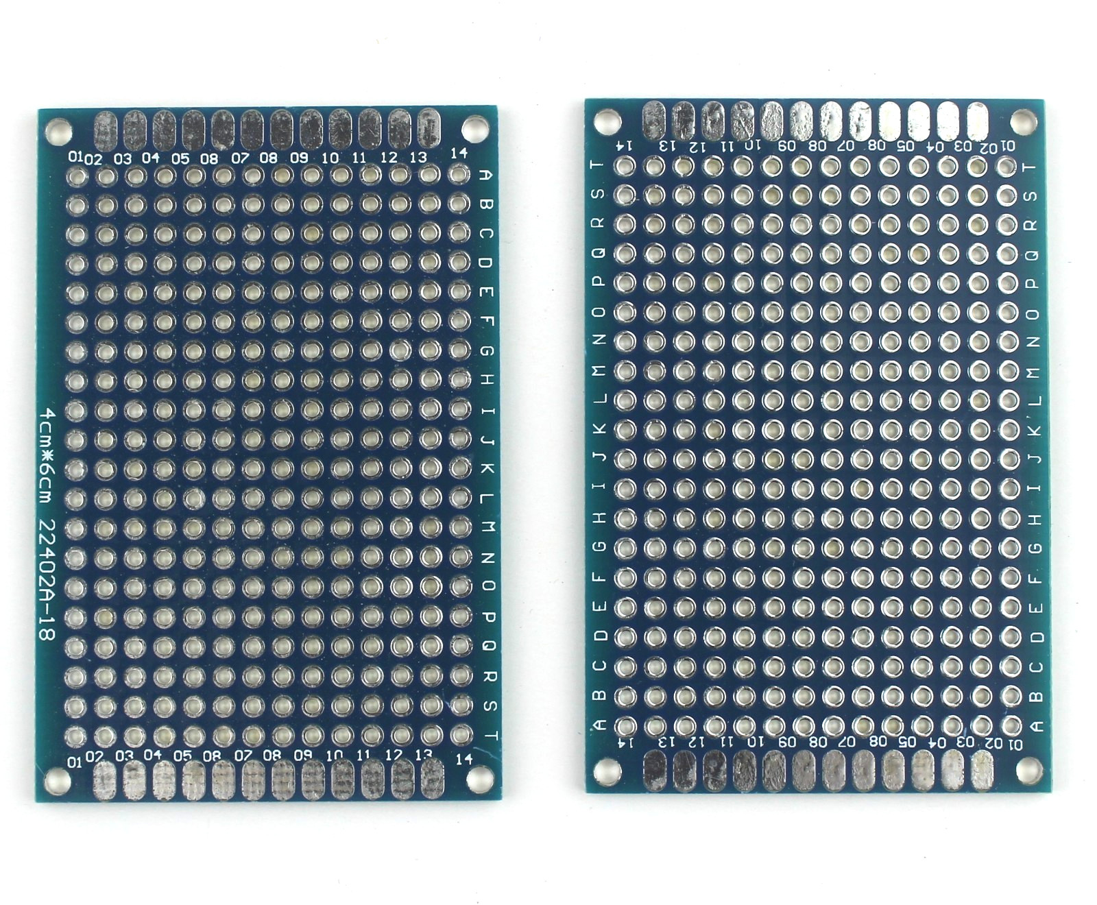 4 pcs Blue Double Sided Universal PCB Proto Prototype Perf Board 4*6 4x6 cm