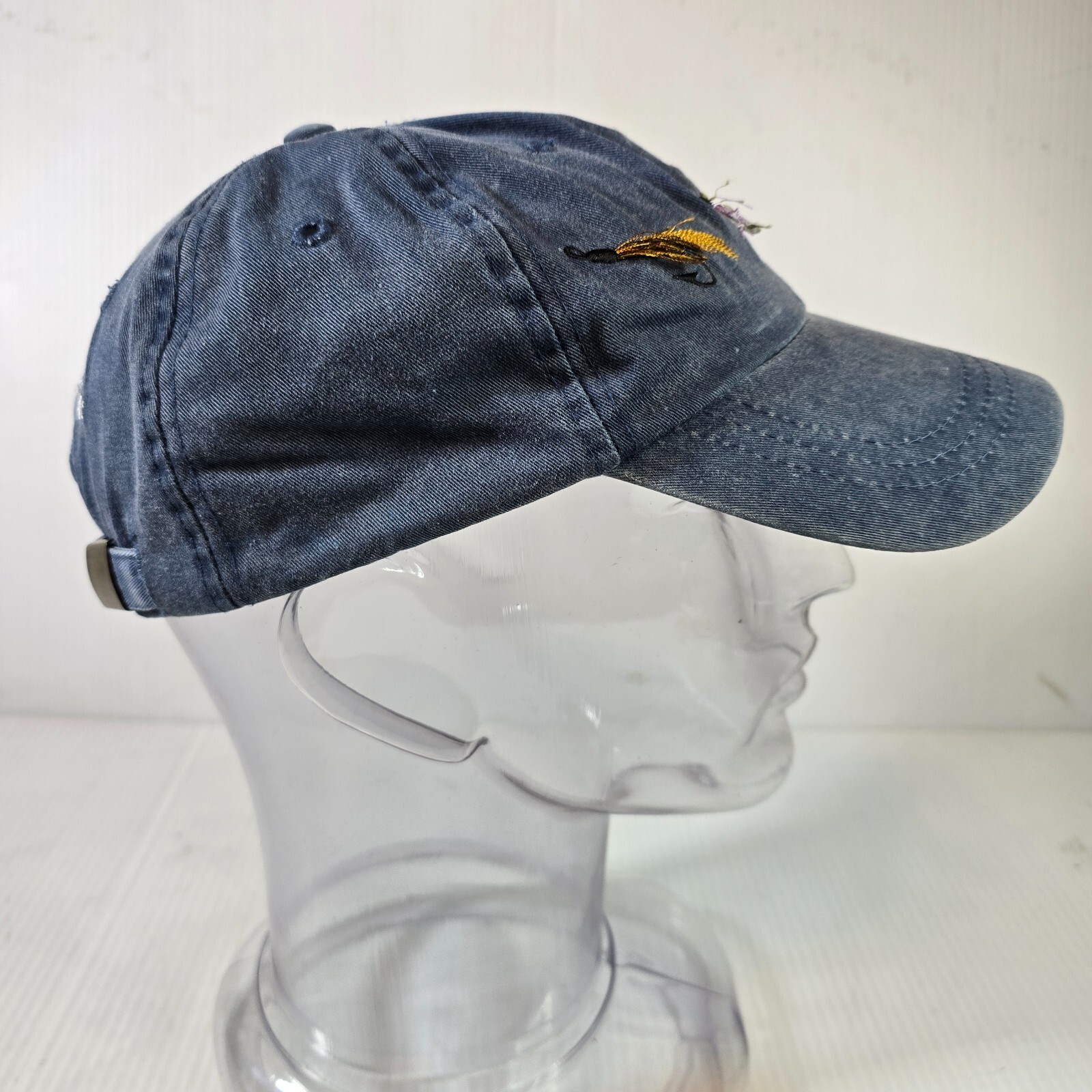 Cherokee Fly Fishing Ball Cap Hat Blue Strapback