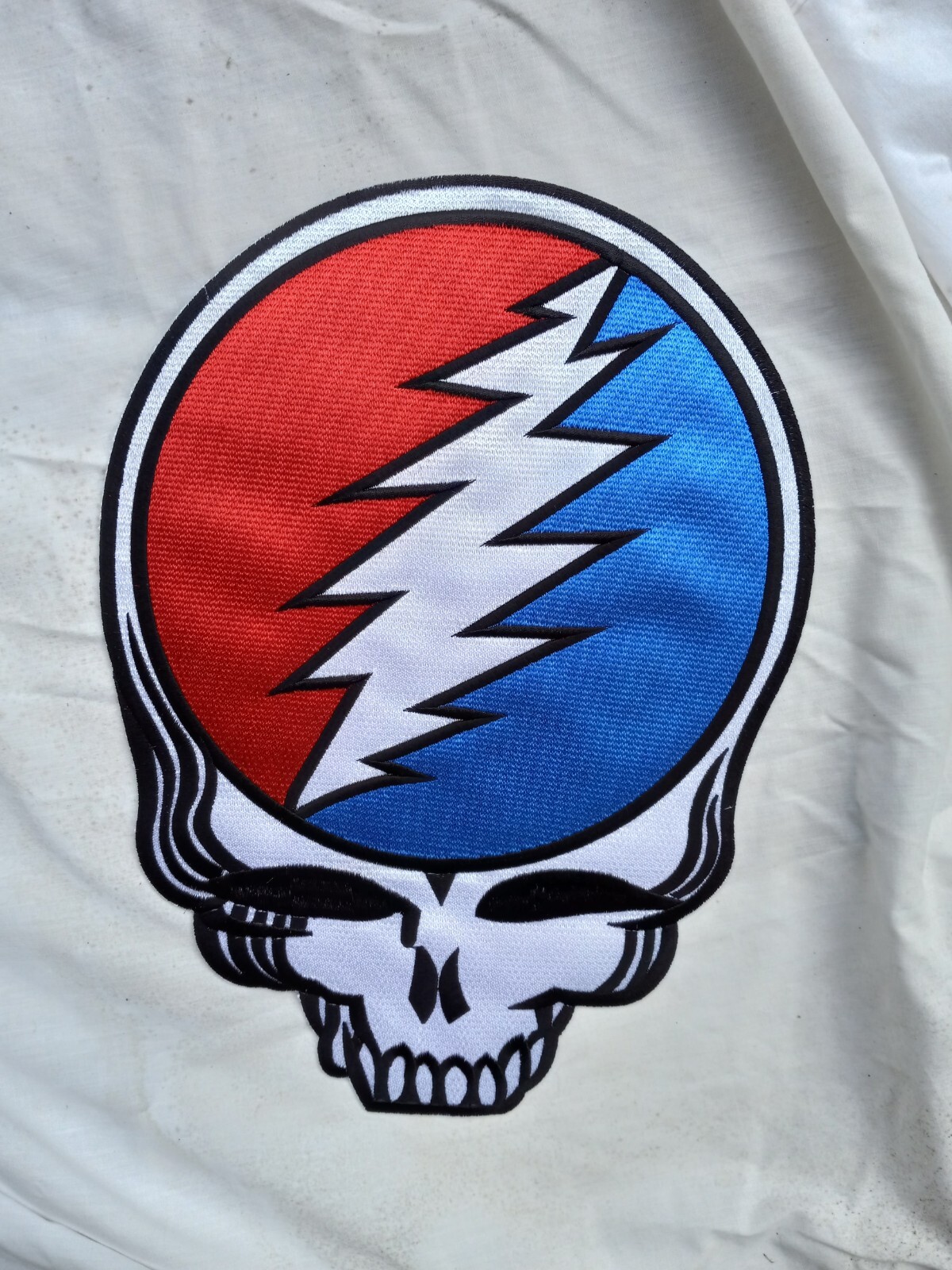 The Grateful Dead Steal Your Face Licensed Large Back Patch 13" x 9.1/2"