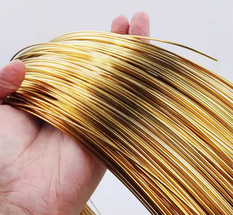 H62 Brass Wire Brass Thread DIY Copper Thread Thin Round Rod Diameters 0.3mm-5mm