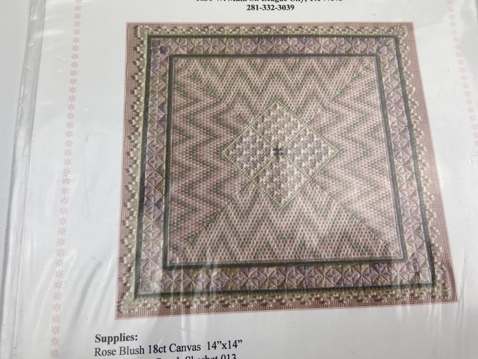 Harbour Light Designs Spring Has Sprung Cross Stitch Needlepoint Pattern