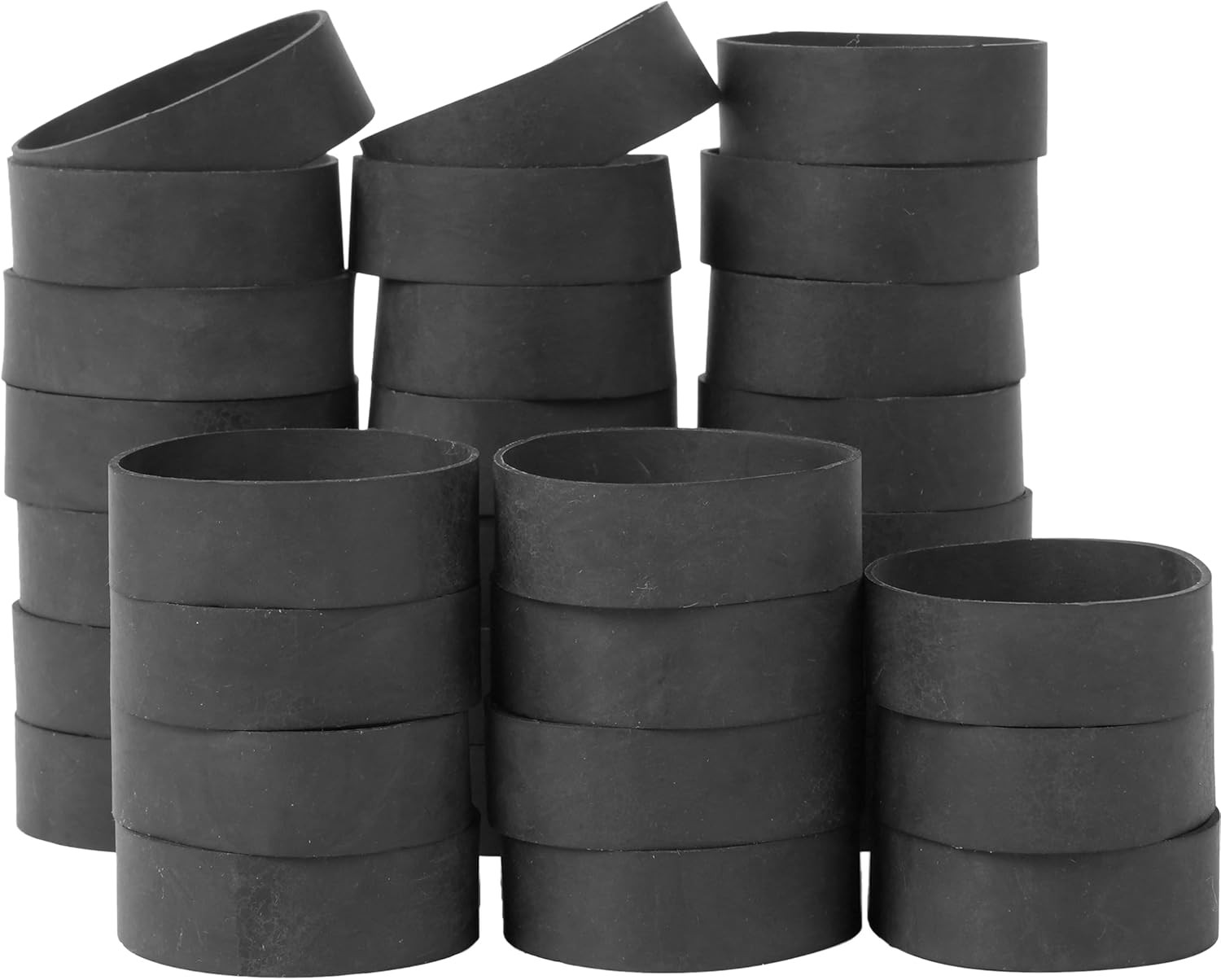 35 Pcs Thick Rubber Bands Heavy Duty Size #94 Black Wide Strong Elastic