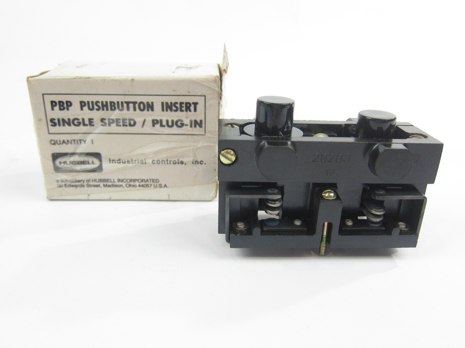 New Hubbell PG3 Single Speed Plug In Insert 28318-003