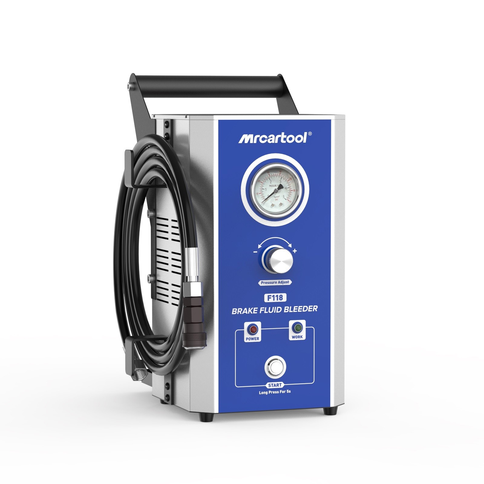 Electric Brake Fluid Bleeder Exchanger Vacuum Pressure Brake Bleeding Machine US