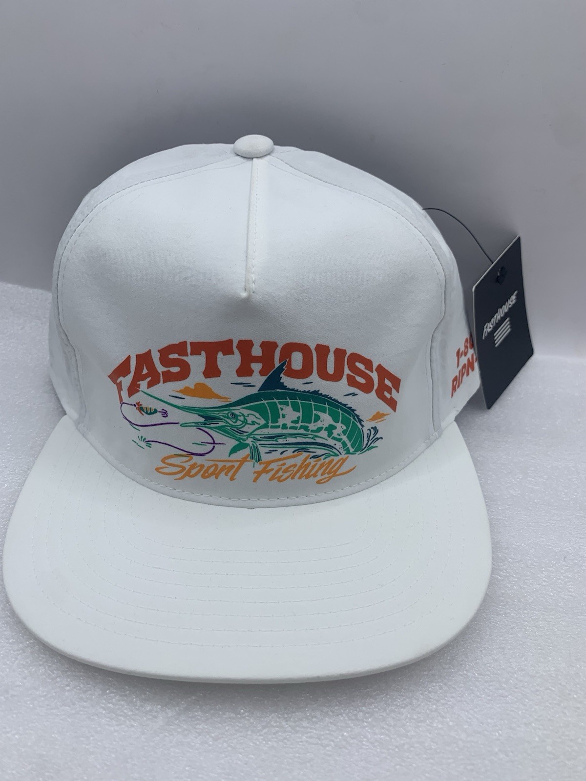 NWT Fasthouse Men’s Panama Hat - White - OS - Sport Fishing Hat BRAND NEW