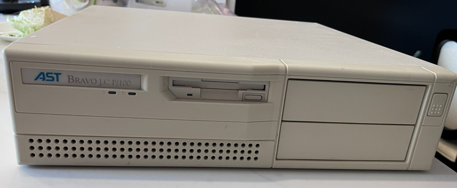 Vintage AST Research Bravo LC P/100 - Does NOT Power On For Repair NO HDD