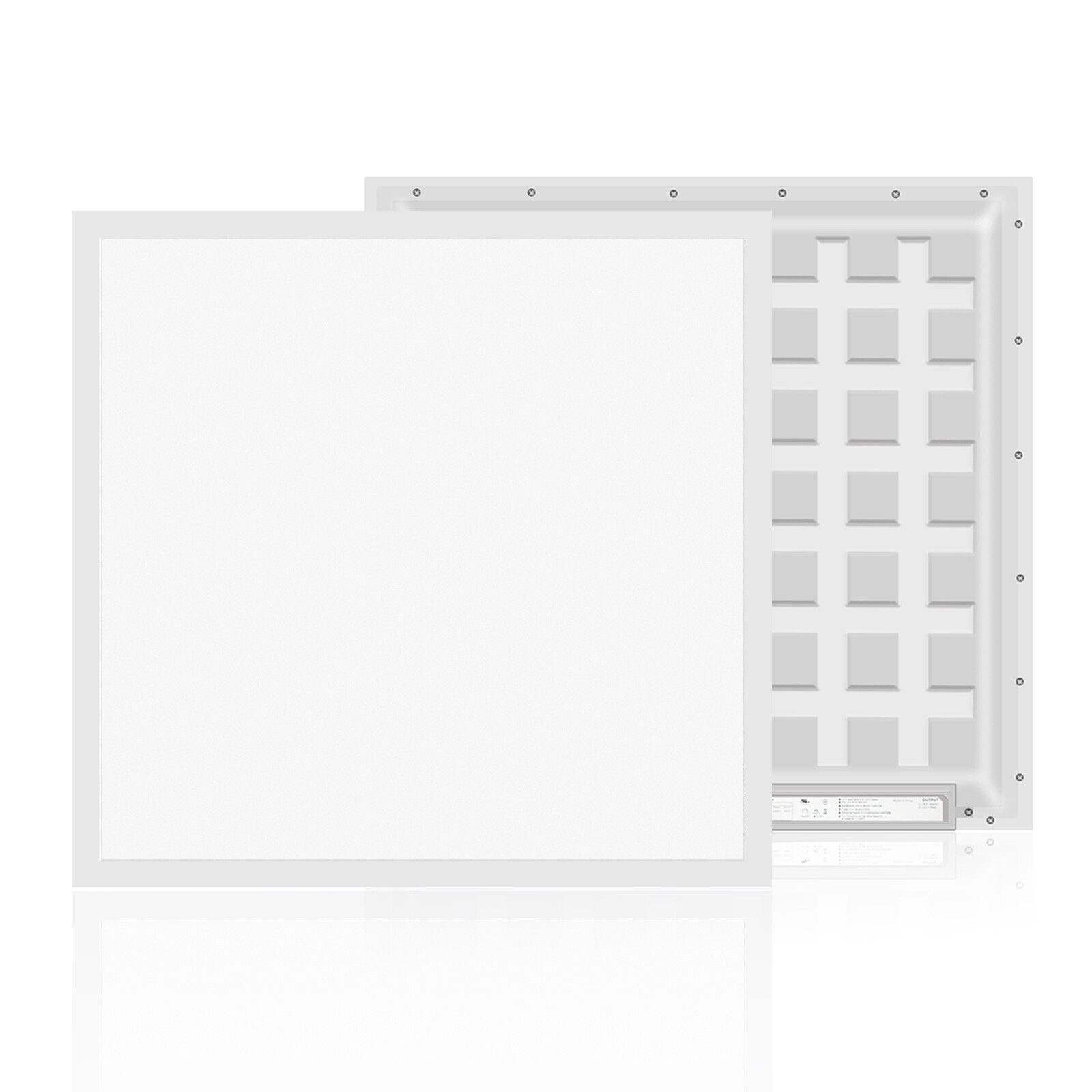 4Pcs 2X2FT LED Flat Panel Light 45W Dimmable Drop Ceiling Recessed Troffer Light