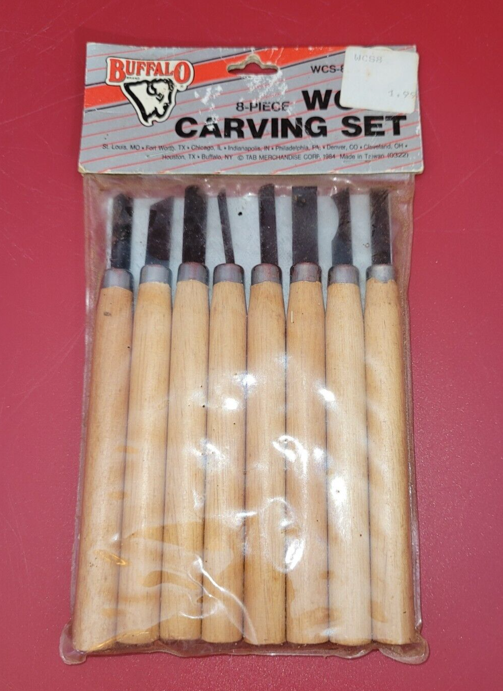 Buffalo 8 Piece Wood Carving Set