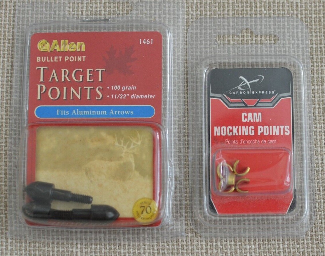 Lot Cam Nocking Points~Target Points~Archery~Aluminum arrow~Allen~Carbon Express