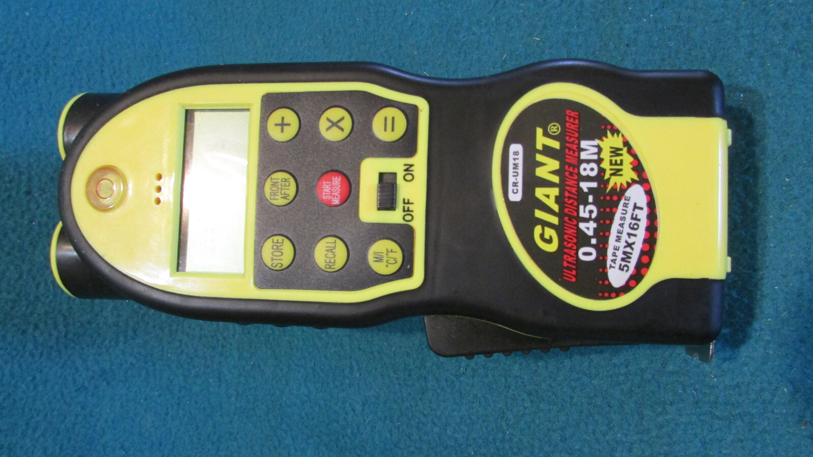 Giant Ultrasonic Distance Measurer tape 5MX16FT