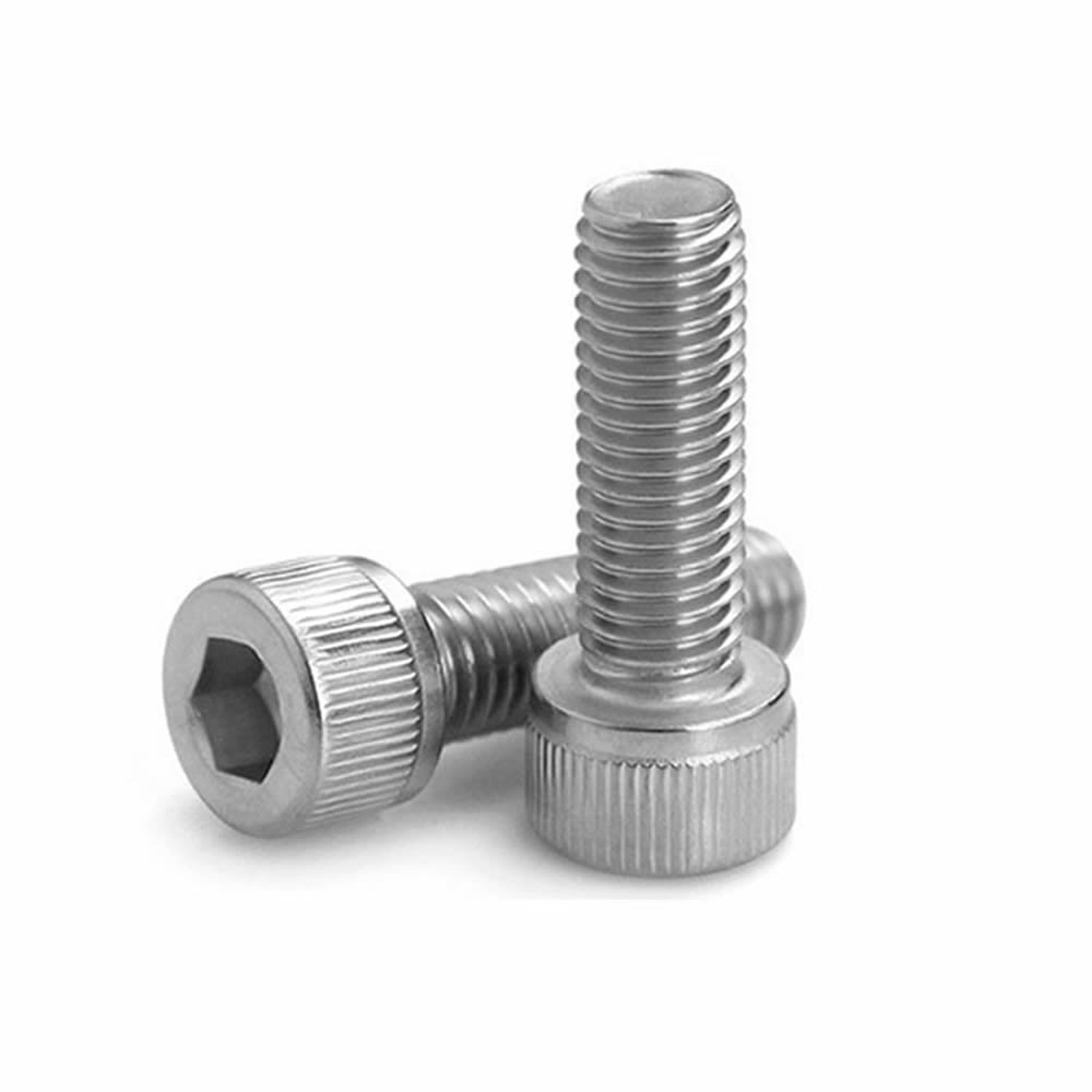 Junter 10pcs M8-1.0 x 25mm Fine Thread Metric A2 Stainless Steel Allen Blot H...