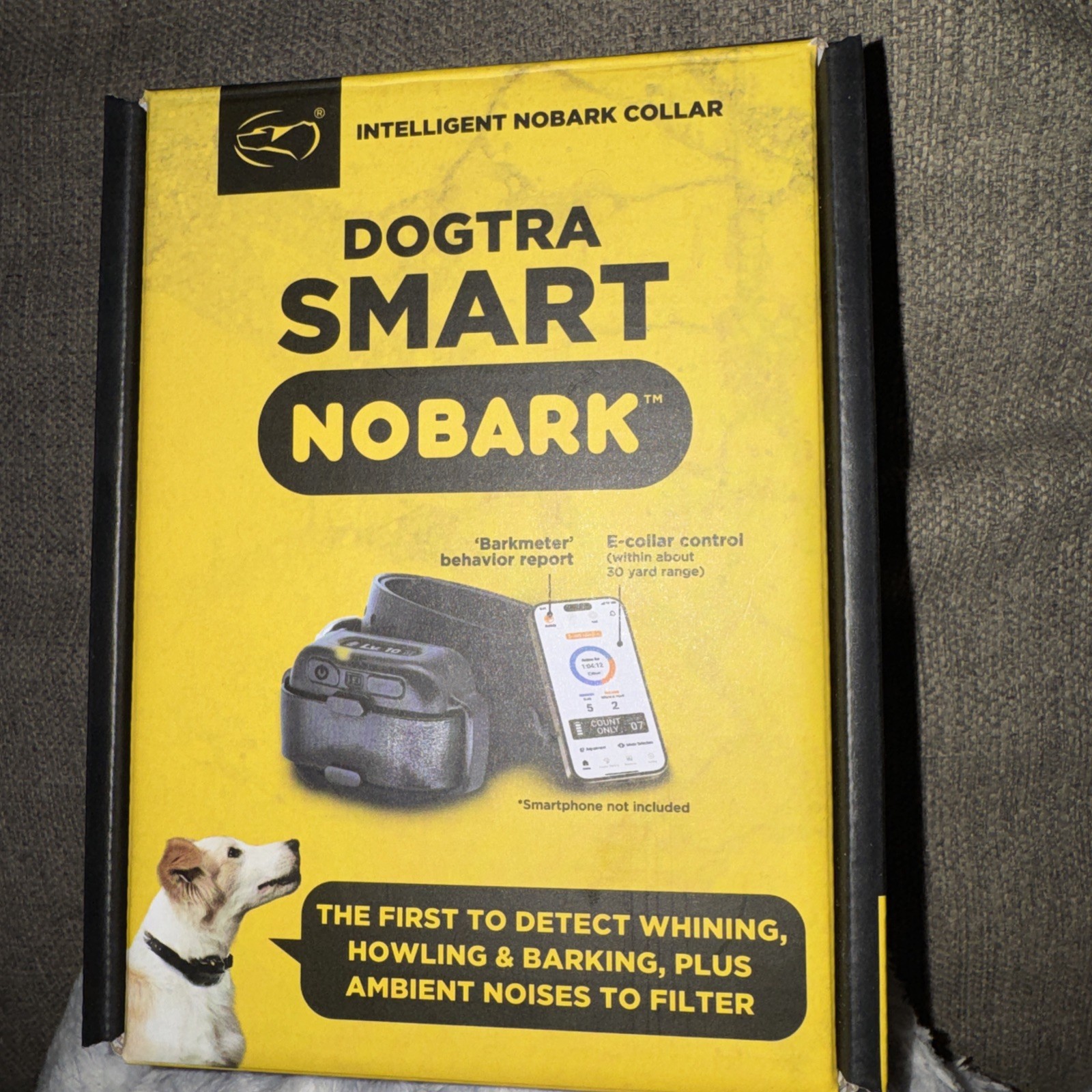 Dogtra SMART NOBARK - No Bark Collar, Smart Phone App Link - Black