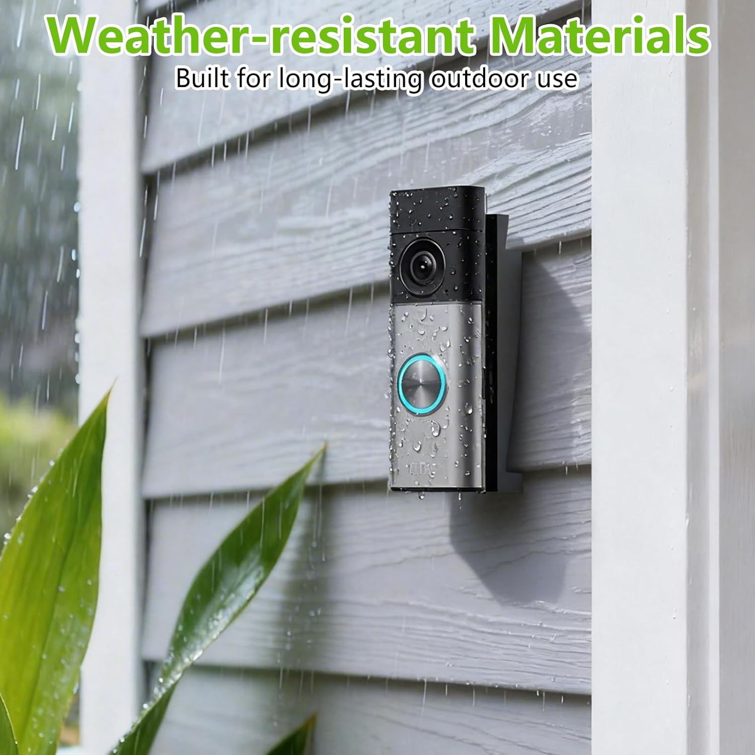 Ring Vinyl Siding Mount for Ring Wired Doorbell Pro/Plus(2025 Release)/Ring Vide