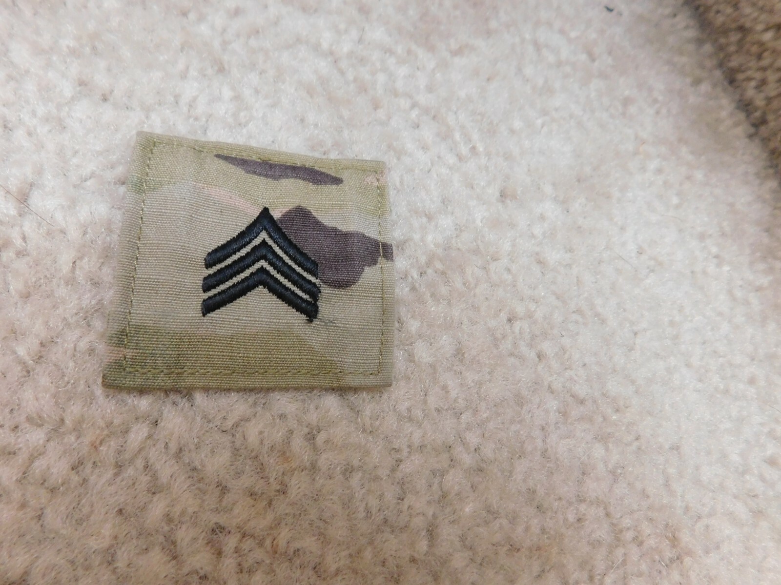 US ARMY OCP E5 HOOK & FASTENER PATCH