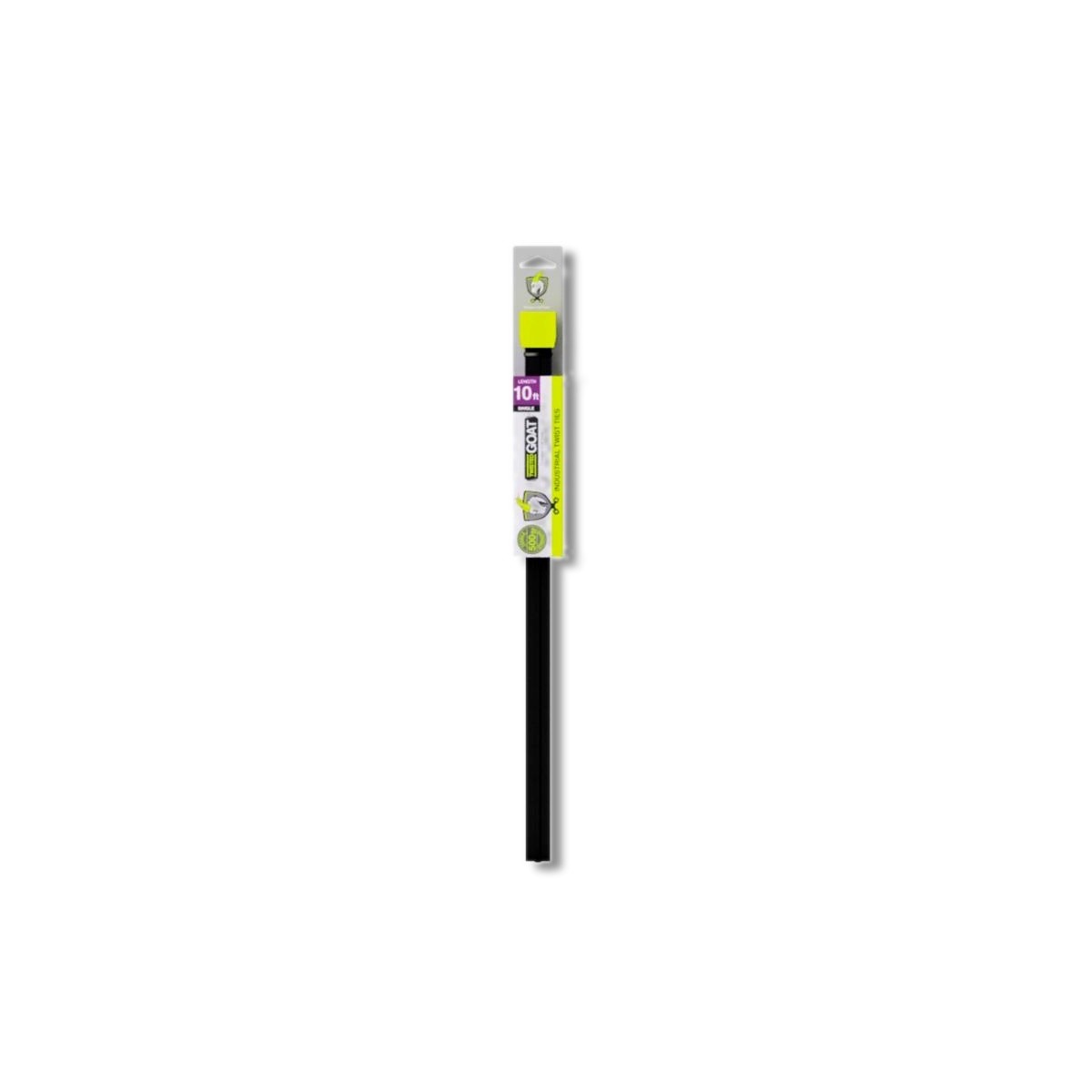 Twisted Goat 120 in Black Twist Ties TG-10FT-1PK