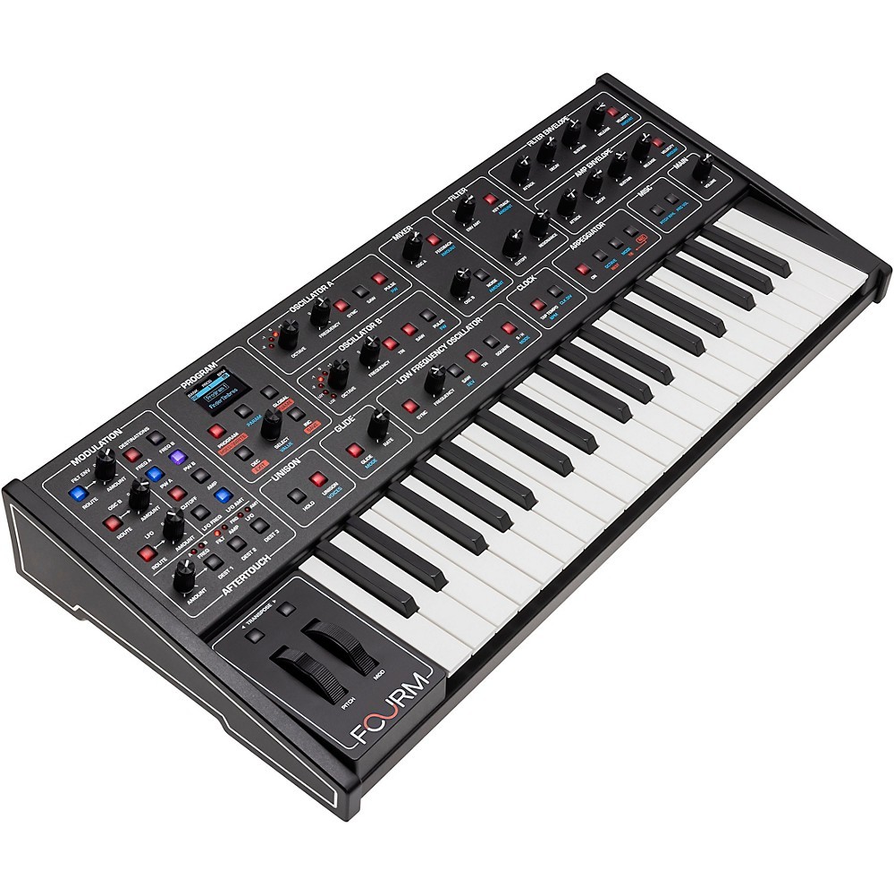 Sequential Fourm Compact Polyphonic Analog Synthesizer