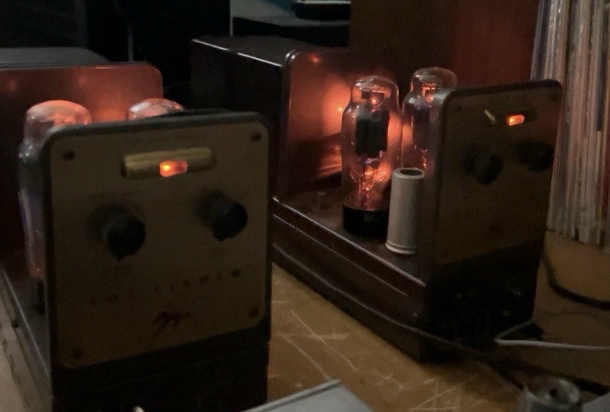 FISHER 80AZ MONO AMPLIFIERS RESTORED NICE