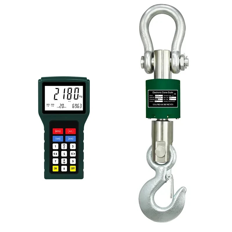 Washdown Safe Wireless 20,000 lb Crane Scale LED with Android App