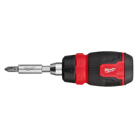 Milwaukee Tool 48-22-2913 Multi-Bit Screwdriver, 5 1/4 In L