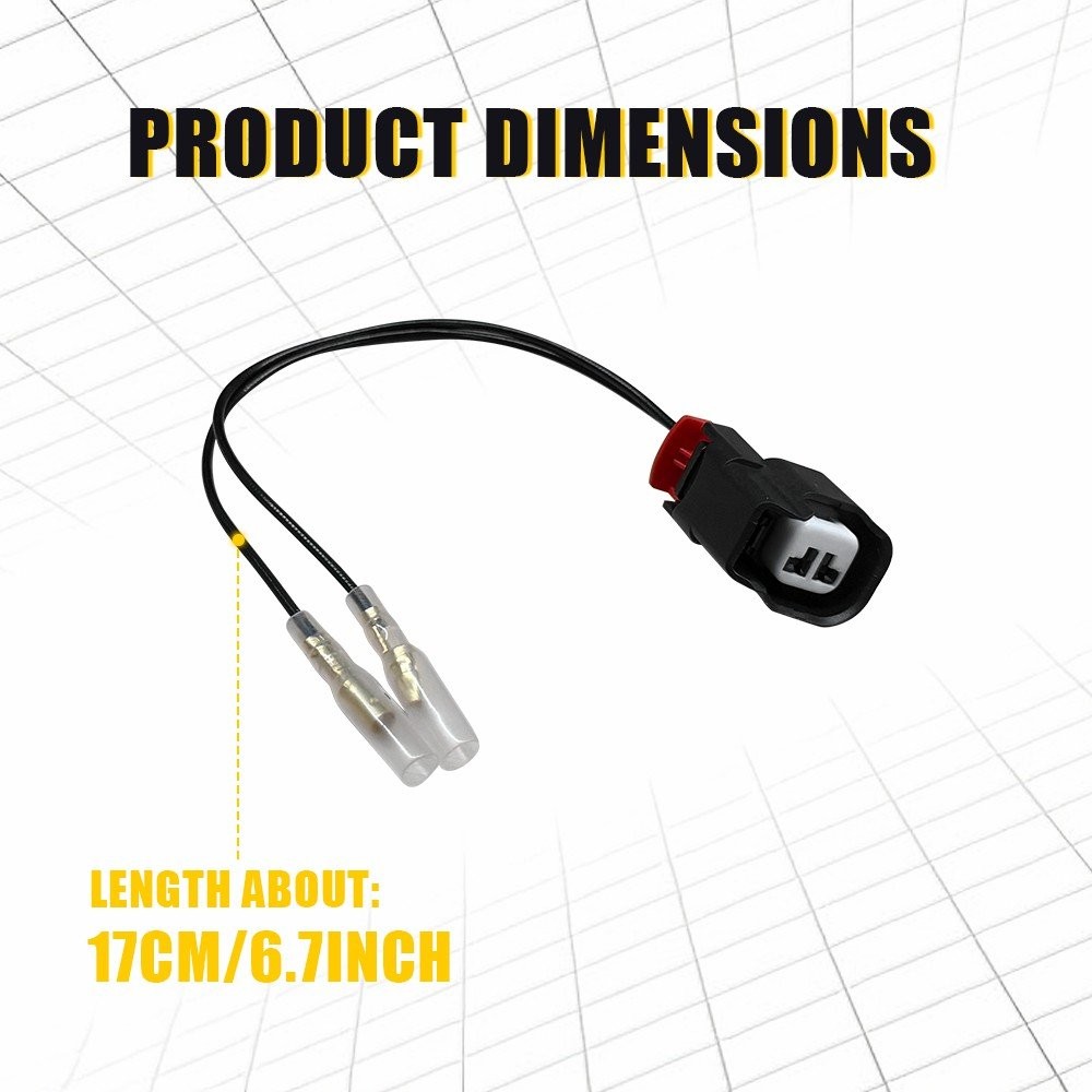2X Side Marker Light Plugs Wire Harness For Dodge 2015-up Challenger Replacement