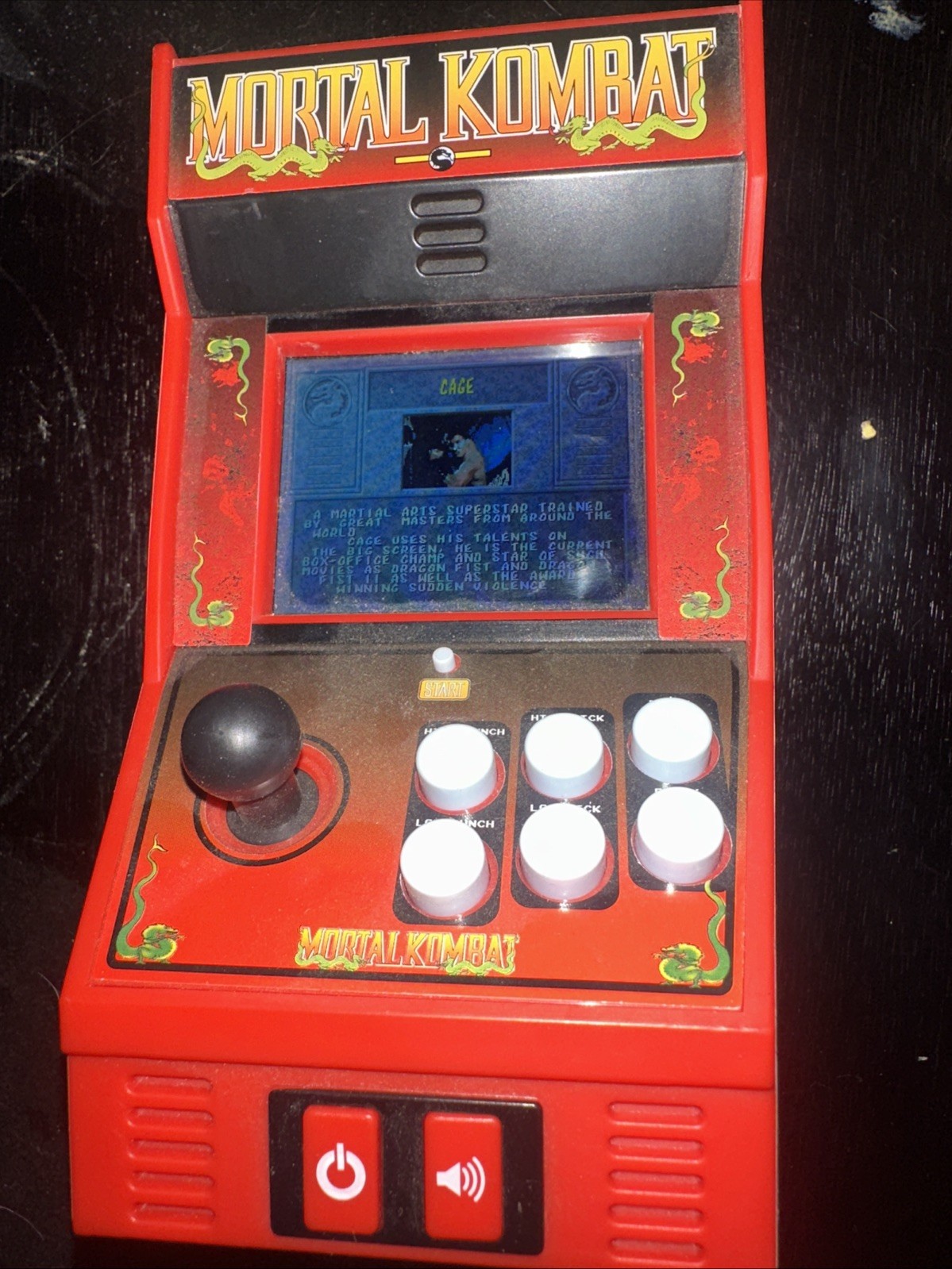 Mortal Kombat Klassic Mini Arcade Game Console Midway Great Condition