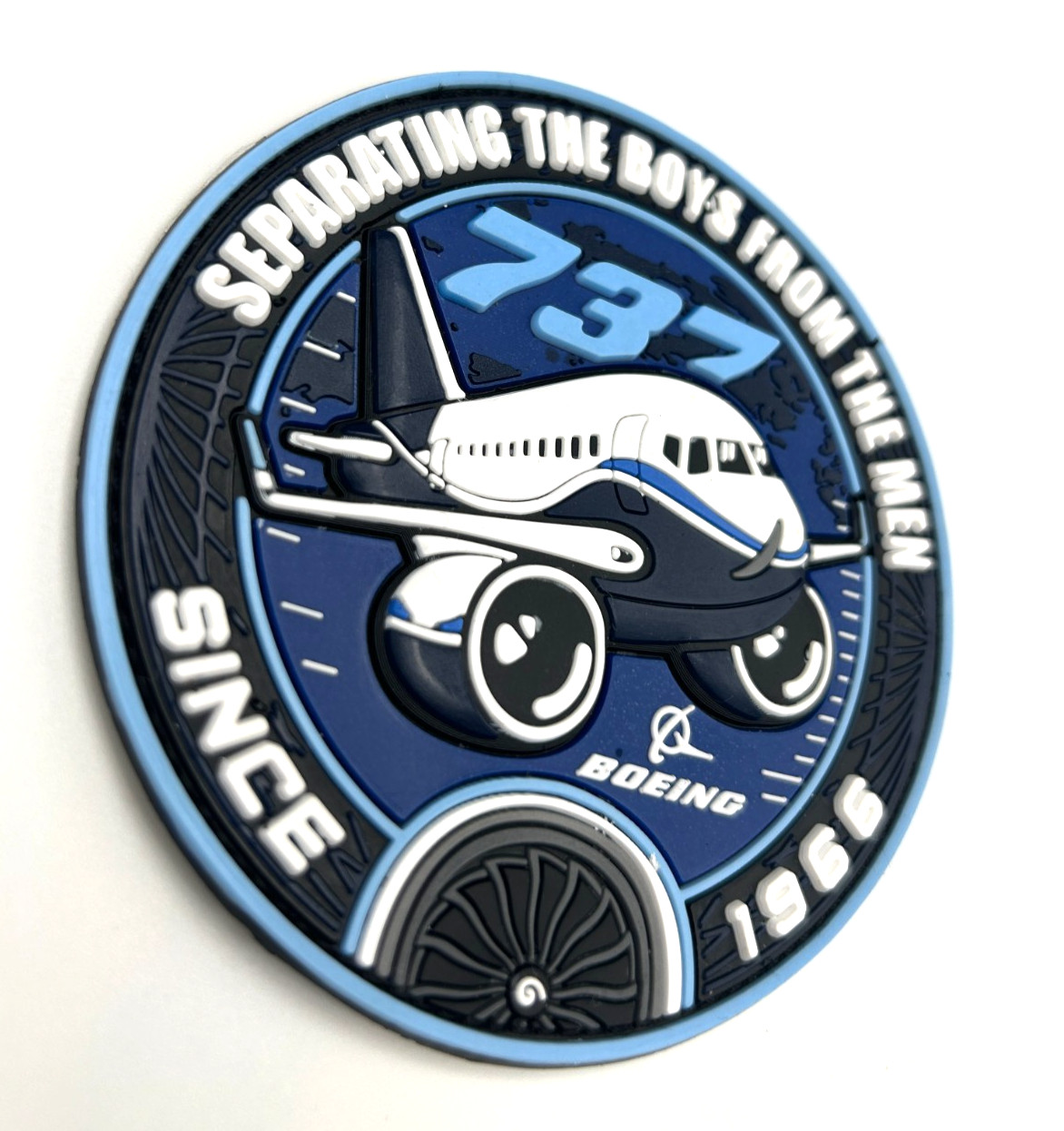 BOEING 737 -SEPARATING THE BOYS FROM THE MEN- HIGH QUALITY PVC PATCH