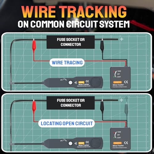 Cable Tracker Electrical,Circuit Tracer,Automotive Open&Short Finder Circuit