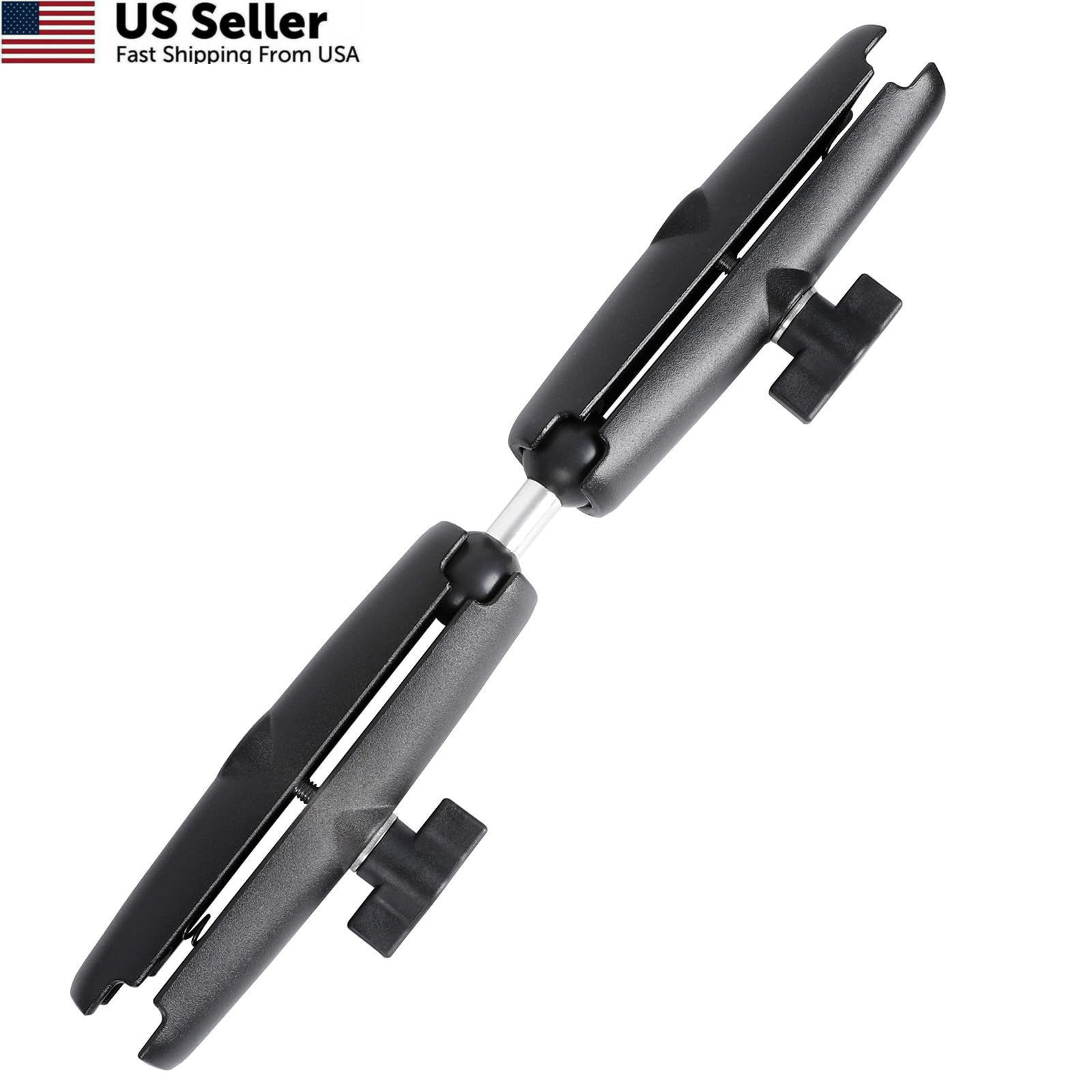 FPN Dual Extension Double Socket Arm with 1" Ball Adapter 12.7" length