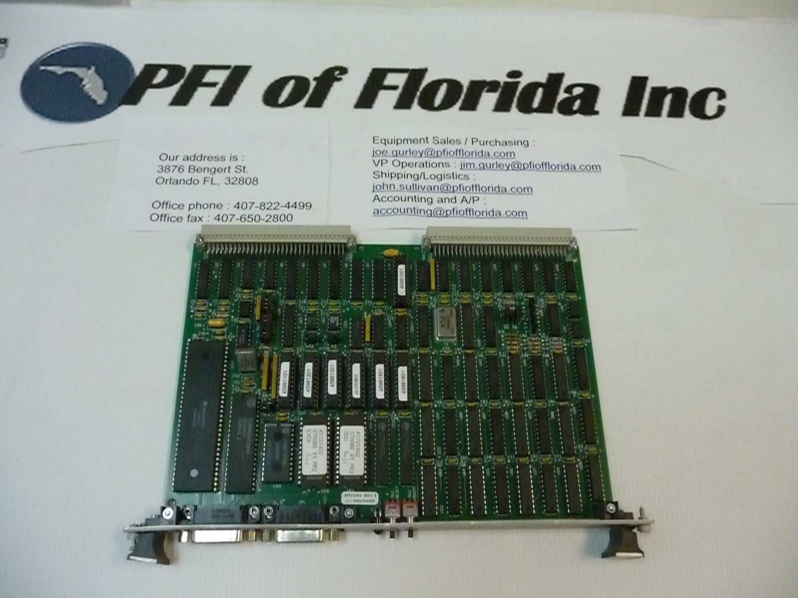 UIC, UNIVERSAL INSTRUMENTS 45521101, PCB, VISION INTERFACE