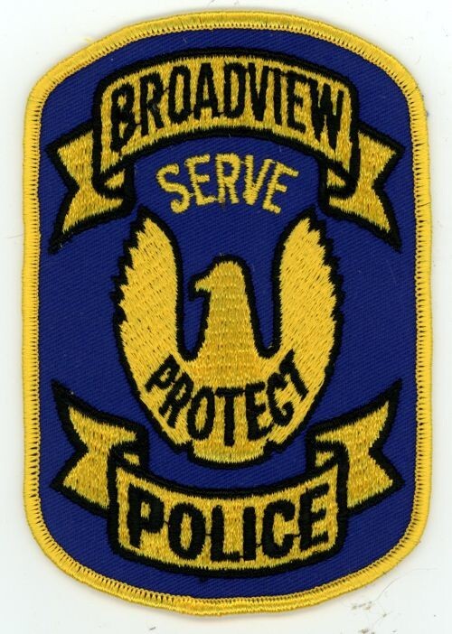 ILLINOIS IL BROADVIEW POLICE NICE SHOULDER PATCH SHERIFF