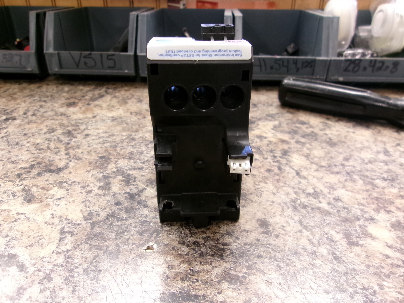 CULTER-HAMMER C395ADDN WITH C395DNA OVERLOAD RELAY OFF A NOS CONTROL BOX A118