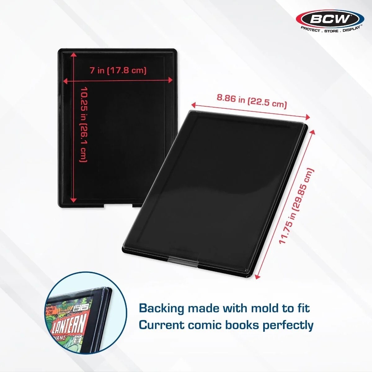 BCW Comic Book Showcase - Framed Display Case - Hangs On Wall - Current Size