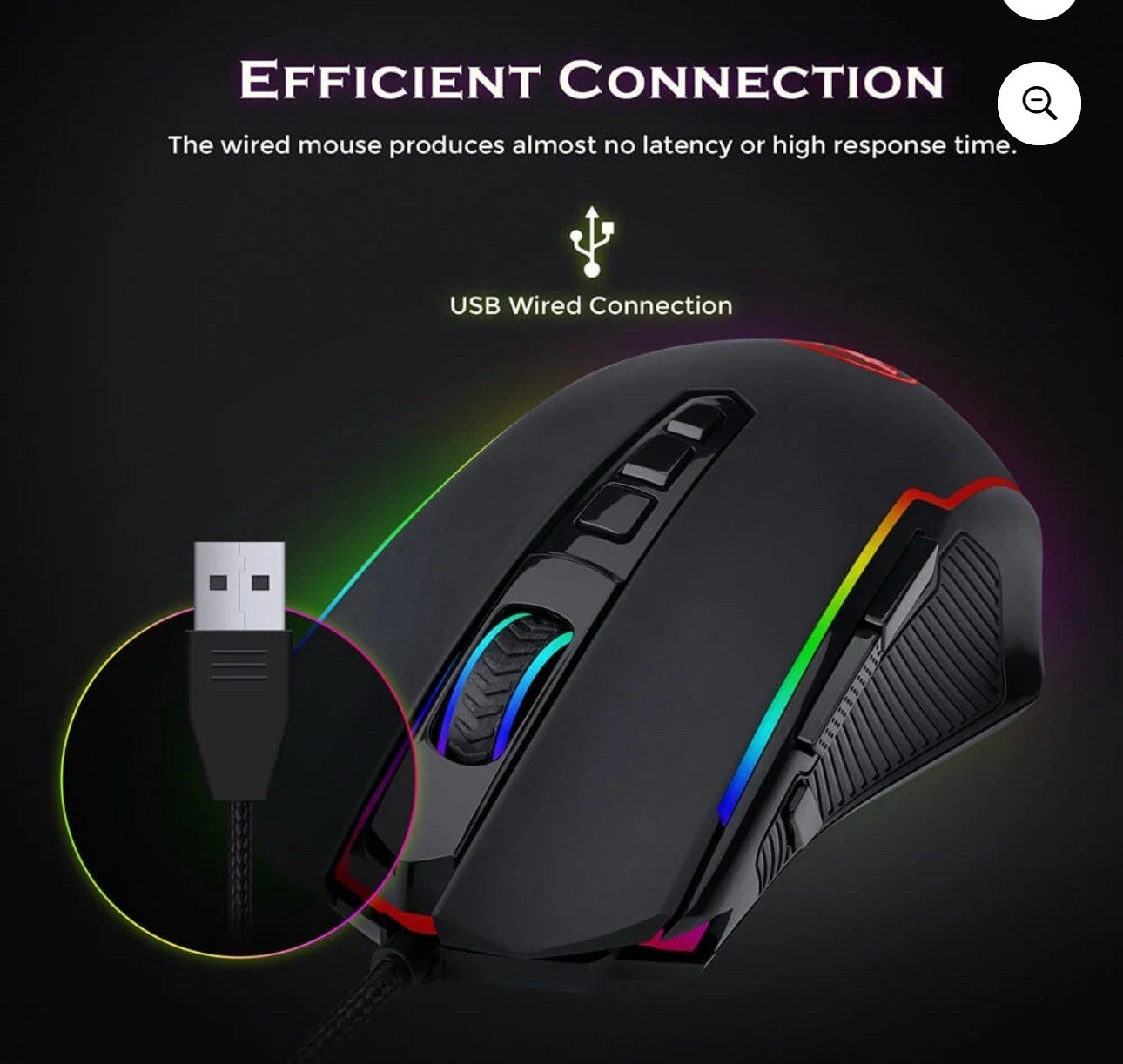 Redragon Ranger Basic RGB Gaming Mouse M910-K New Sealed In Box