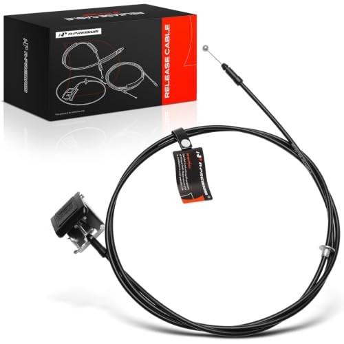 Front Hood Latch Release Cable with Handle | Compatible with Toyota 78.5 inch